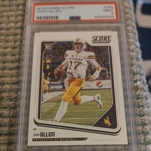 Josh Allen Rookie Panini Score Football Card
